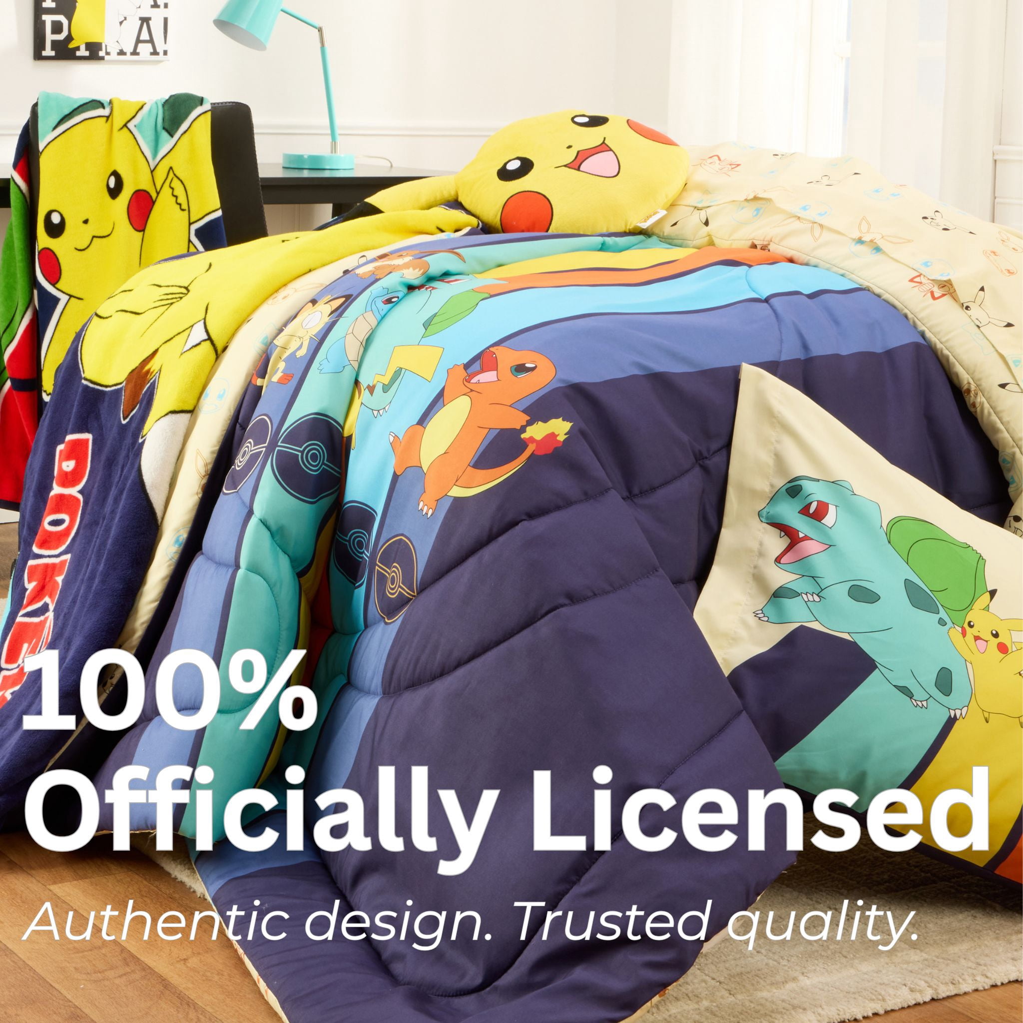 Pokemon Kids 4 Piece Sheet Set, Full
