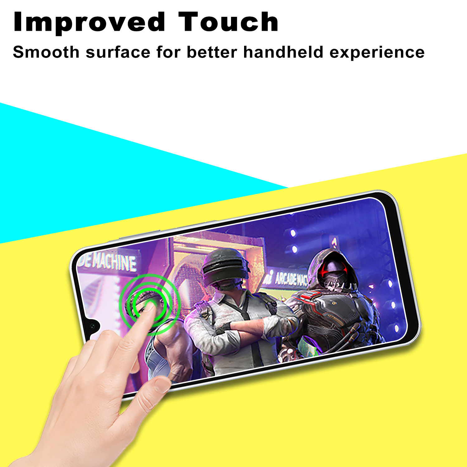 KIQ Tempered Glass Screen Protector for Samsung Galaxy A16 5G, 3-Pack photo 4