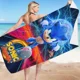 thumbnail image 4 of Toalla de baño de microfibra con estampado digital 3D de Anime Speed Sonic MANIA, para playa, 70 x 140 cm, regalo para bebés y niños, 4 of 5
