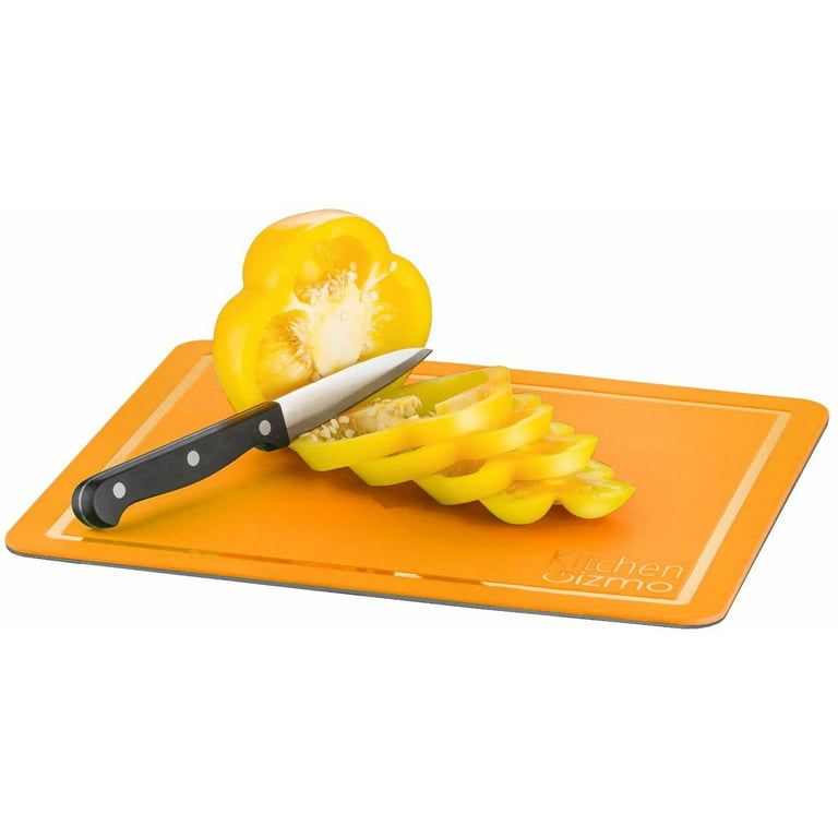 Flexible Cutting Board - Scratch Resistant TPU Chopping Mat | Medium Yellow