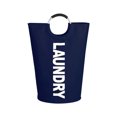thumbnail image 2 of Holloyiver Large Laundry Basket, 115L Collapsible Oxford Fabric Laundry Hamper, Foldable Clothes Bag with Handles Waterproof Washing Bin Portable Dirty Clothes Basket for College Dorm, Home, 2 of 9