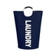 thumbnail image 1 of Descuentos Impresionantes, Bolsa de tela para la colada - Cesto grande para ropa sucia - Cesto plegable de aluminio con aro para ropa sucia - Bolsa para guardar juguetes Akmoler, 1 of 8