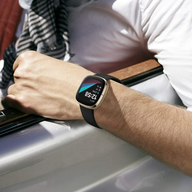 AIMTYD 2 Pack Sport Bands Compatible with Fitbit Sense Versa 3