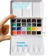 thumbnail image 1 of Kusakabe Transparent Watercolour Harmonia 24 Color Set Granulation colour Acuarela 1ml tin box, 1 of 6