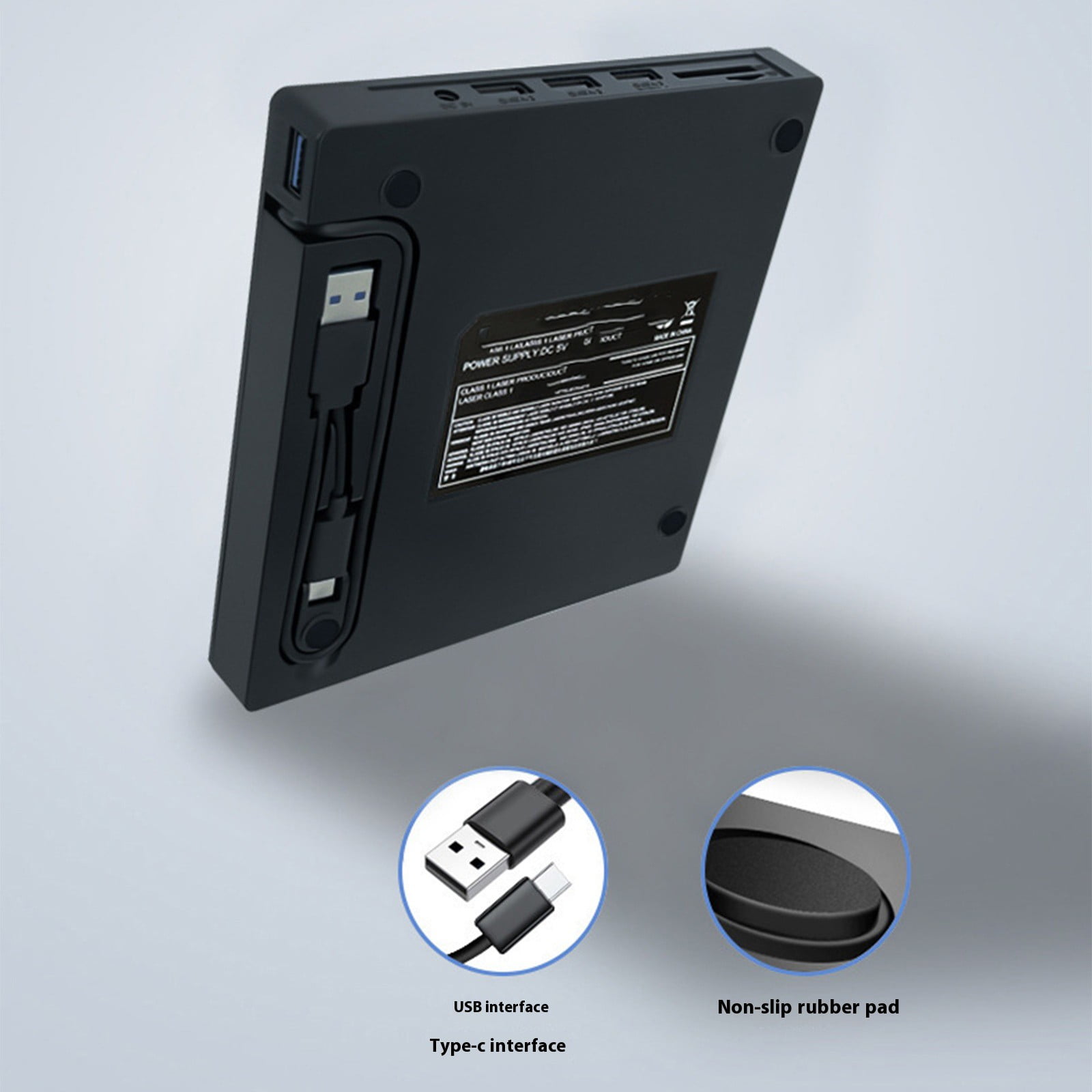 External Disc Drive Disc Burners External Drive with Quick Load for Travel Computer Need Quality Burning