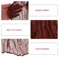 thumbnail image 4 of Uxcell 10Ft Cheesecloth Table Runner 35 x 118 Inch Rustic Gauze Tablecloth, Terracotta, 4 of 6