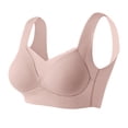 thumbnail image 4 of WCJM Up To 50% Off Bra With Removable Cups Nylon,Spandex Bra Pink,Xxxl, 4 of 5