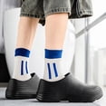 thumbnail image 7 of Rokment Chef Shoes for Women Men Non Slip Work Shoes Waterproof Oil Resistant Closed Toe Clogs Kitchen Restaurant Food Service Nursing Mules Black Size 6.5, 7 of 7