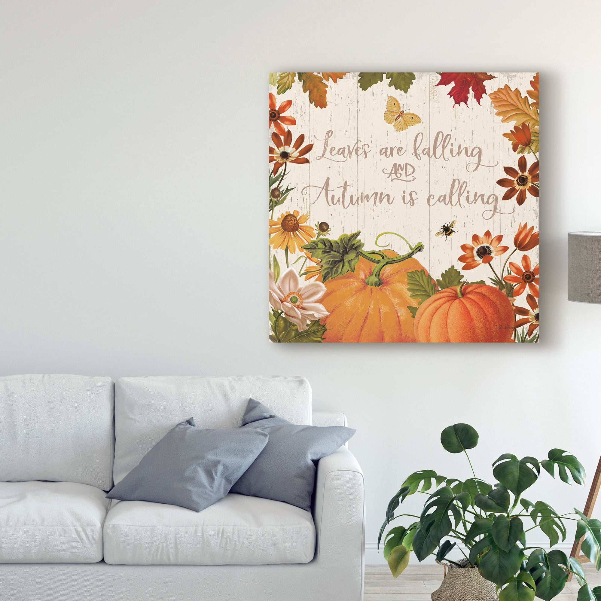Trademark Fine Art 'Fall Garden III' Canvas Art by Katie Pertiet