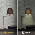 thumbnail image 3 of HINTRMENT Small Dark Brown Lamp Shade Decorative Style 1Set for Table Lamps, 3 of 5