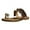 Brown, variant on GERsome Women's Sandal Flat Sandals Toe Ring Slides Slip on Flip Flops