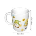 thumbnail image 2 of Yiaed Bee Happy Sunflower Gnomes Print Ceramics Coffee,Large Handle Design,Extra Large Tea and Coffee Cup for Office and Home Mugs, 2 of 6