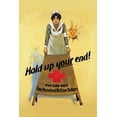 thumbnail image 2 of King, W.B. 17x24 Black Ornate Wood Framed with Double Matting Museum Art Print Titled - Hold Up Your End, 2 of 4