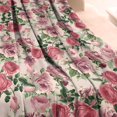 thumbnail image 3 of Floral Fuzzy Blanket: Decorative, Soft & Cozy 50x60in Flannel Bed Throw Blanket- Beautiful Flowers Bed Throw Blanket for Home, Bed, Sofa, Couch & Chair, 3 of 5