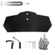 thumbnail image 4 of Deflector de Viento Universal de 270mmx122mm / 10.63″x4.8″ para Motocicleta Unique Bargains, Parabrisas de Motocicleta ABS Negro 1 Juego, 4 of 6