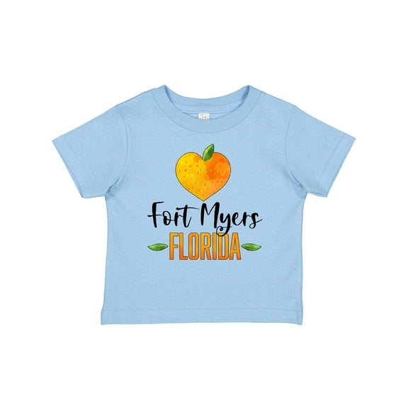 Inktastic Fort Myers Florida Orange in Heart Boys or Girls Baby T-Shirt