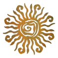 thumbnail image 1 of yuksok Outdoor Hanging Decor Engraving Craft design the wall Mounted Decor Yellow, 1 of 7