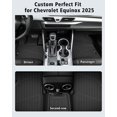 thumbnail image 2 of Alfombrillas YonMeOo Custom Fit Chevy Equinox 2025 de goma TPE, 2 of 9