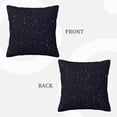 thumbnail image 3 of ZICANCN Decorative Throw Pillow Covers , Universe Stars Space Couch Sofa Decorative Knit Pillow Covers for Living Room Farmhouse 22"x22", 3 of 8