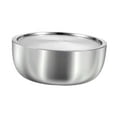 thumbnail image 3 of Cuenco de acero inoxidable con tapa, cuenco para mezclar en la cocina, utensilio de cocina, cuenco para cereales, recipiente para cubiertos 26 cm, 3 of 8