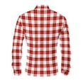 thumbnail image 7 of BLCHUNen Plaid Shirts for Men Long Sleeve Fall Shirts Button Trundown Collar Lightweight Relaxed Office Business Casual Tops, 7 of 7