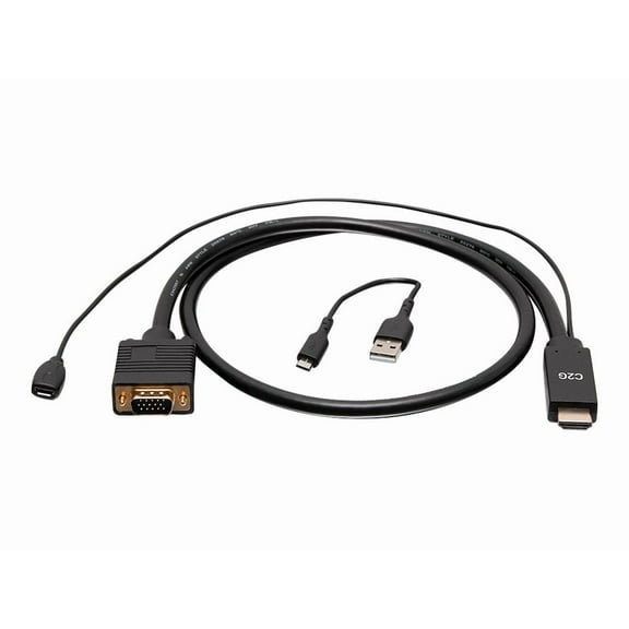 C2G C2G41473 10 ft. 1080P HDMI to VGA Adapter Active HDMI to VGA Cable