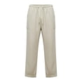 thumbnail image 4 of Straight Leg Pants for Men Casual Loose Polyester Drawstring Beach Pants 1 Pc, 4 of 6