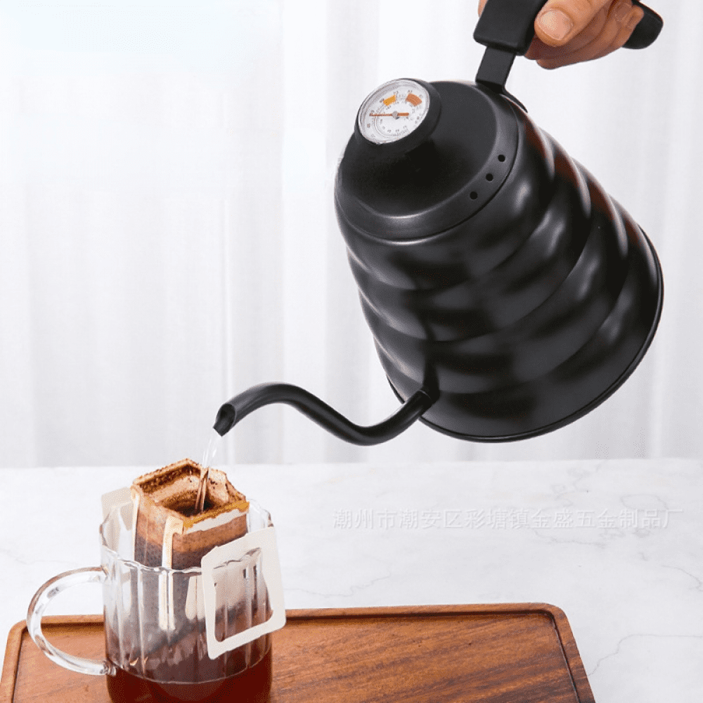 i Cafilas Pour Over Coffee Kettle Thermometer,1.2 Liter, 40 fl oz