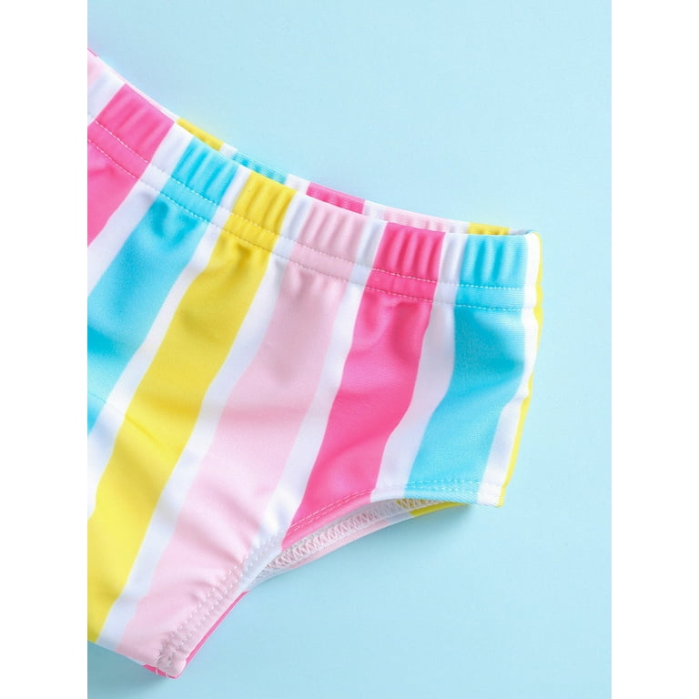Gwiyeopda Women Tankini Swimsuit Bathing Suits Plus Size Floral Print Vest  Tops Underpants Bikini 2pcs Set