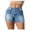 Light Blue, variant on ABATAB Plus Size Jean Shorts for Women Stretch Slim Fit Denim Shorts Tight Trendy Cute Summer Denim Shorts with Pockets