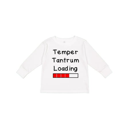 

Inktastic Temper Tantrum Loading Gift Toddler Boy or Toddler Girl Long Sleeve T-Shirt