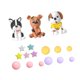thumbnail image 3 of Dog Cake Toppers Puppy Cupcake Toppers Decoración del pastel para la escena de bricolaje Shower Compromiso de proyectos de arte aniversario, 3 of 9