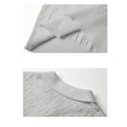 thumbnail image 6 of Daiosportswear Men'S Vintage Cable Knit Polo Relaxed Stretchy Soft Textured Shirt Short Sleeve Casual Summer Tee Gray XXL(XXL), 6 of 7