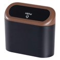 thumbnail image 1 of Miulika Car Trash Can with Lid, Trash Container Portable Pocket Garbage Bin for Lorry Coffee, 1 of 9