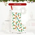 thumbnail image 4 of Haiem Cute Carrot Pattern Christmas Stockings, Personalized 18 Inches Knit Christmas Stockings Xmas Hanging Stockings for Family Christmas Decorations, 4 of 7