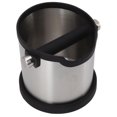 thumbnail image 1 of Coffee Knock Box, Stainless Steel Coffee Grounds Knock Box Large Capacity Anti Skid Bottom  For Bars, 1 of 8