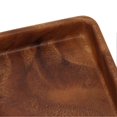 thumbnail image 2 of Walnut Fruit Plate Smooth Textured Elegant Wood Serving Tray for Snack Fruit Nut Kitchen Utensils Square 15x15cm, 2 of 4
