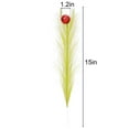 thumbnail image 4 of Gustave 46 Pcs Christmas Tree Decorations Set 15" Lime Green Pampas Grass Picks Stems 1.6" Hanging Christmas Ball Ornaments for Xmas Tree Topper Wreath Decor, 4 of 8