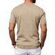 thumbnail image 5 of Ceisia Men's Herringbone Textured Crew Neck T-Shirt | Slim Fit Short Sleeve Solid Color Casual Top Gifts, 5 of 7