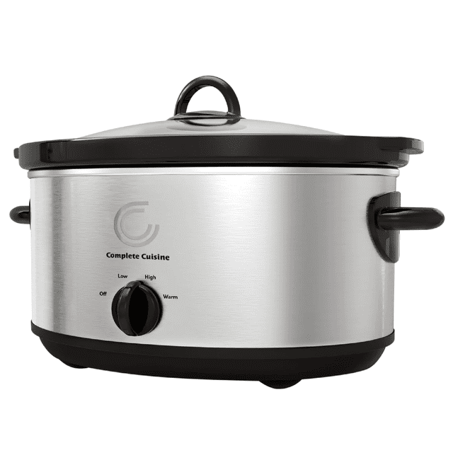 Complete Cuisine CC-SL-7000-SS Mijoteuse Ovale en Acier Inoxydable de 7 Pintes