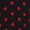 Red Black, variant on INSPIRE CHIC Women's Dress Polka Dot Tank Sleeveless A-Line Sundress Black S