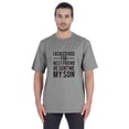 thumbnail image 1 of Inkmeso T-shirt à Col Rond pour Homme, Graphique Imprimé « J'ai Demandé à Dieu Mon Meilleur Ami, Il m'A Envoyé Mon Fils », Tee pour Père Fils Amour, 1 of 7