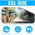 thumbnail image 2 of Japanese Street Scene Large Mouse Pad, Anime Gaming Gaming Mouse Pad, Extended Desktop Mat, 3 mm Thick Long Non-Slip Rubber Base Mouse Pad, 31.5 X 15.7 inches, 2 of 6
