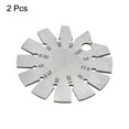 thumbnail image 3 of 2 Packs Bevel Gauge Stainless Steel Axe Angle Gauge 15120 Degree Knife Blade Angle Gauge Round Shape, 3 of 6