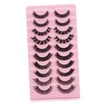 thumbnail image 1 of 10 pares de pestañas rusas  pestañas accesorios efecto esponjoso A Yuyangstore  Kits de pestañas postizas, 1 of 8