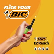 BIC EZ Reach Lighter, Celebrations Series, 6 Pack (Assortment of Colors May Vary)
