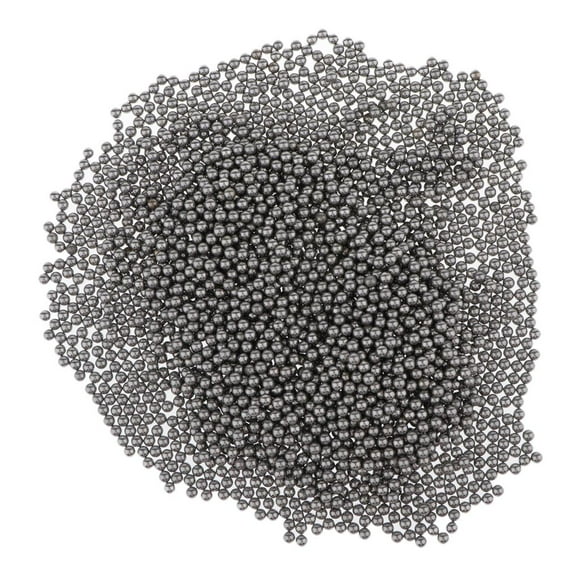 1 BL de perlas de acero inoxidable utilizadas para pulir joyas con una máquina pulidora. forma de bola redonda 5 mm