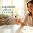 thumbnail image 6 of Fountwell Clear Crystal Glass Fruit Bowl, Light Luxury Elegant Salad Snack Bowl – Creative Textured Ice Cream Dessert Bowl, Relievo Design Serving Dish, 6 of 9
