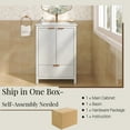thumbnail image 6 of Christopher Knight Home 24" Modern Bathroom Vanity with Sink, Large Storage and Drawer, Soft Close, White, 6 of 10