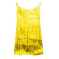 thumbnail image 4 of Goodeals Womens Plum Blossom Camisoles Casual Summer Tops 2025 Fashion Spaghetti Strap Pleated Tank Top Sleeveless Flowy Loose Cami Blouses Trendy(Yellow,M), 4 of 5